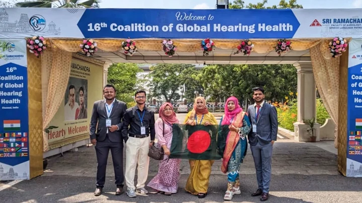 আন্তর্জাতিক শ্রবণ স্বাস্থ্য সম্মেলনে বাংলাদেশের ২ গবেষণাপত্র উপস্থাপন