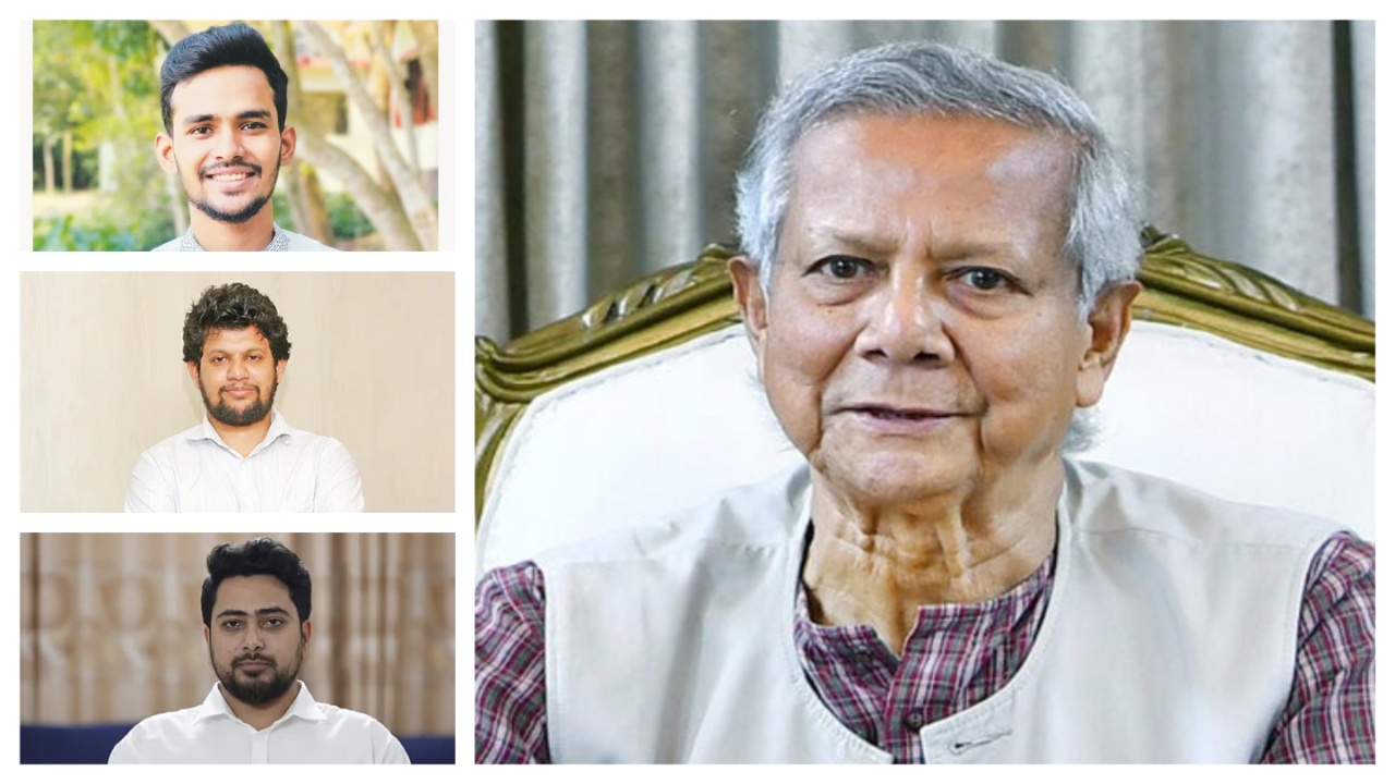 প্রধান উপদেষ্টার সঙ্গে নাহিদ ইসলাম ও দুই উপদেষ্টার গুরুত্বপূর্ণ আলোচনা