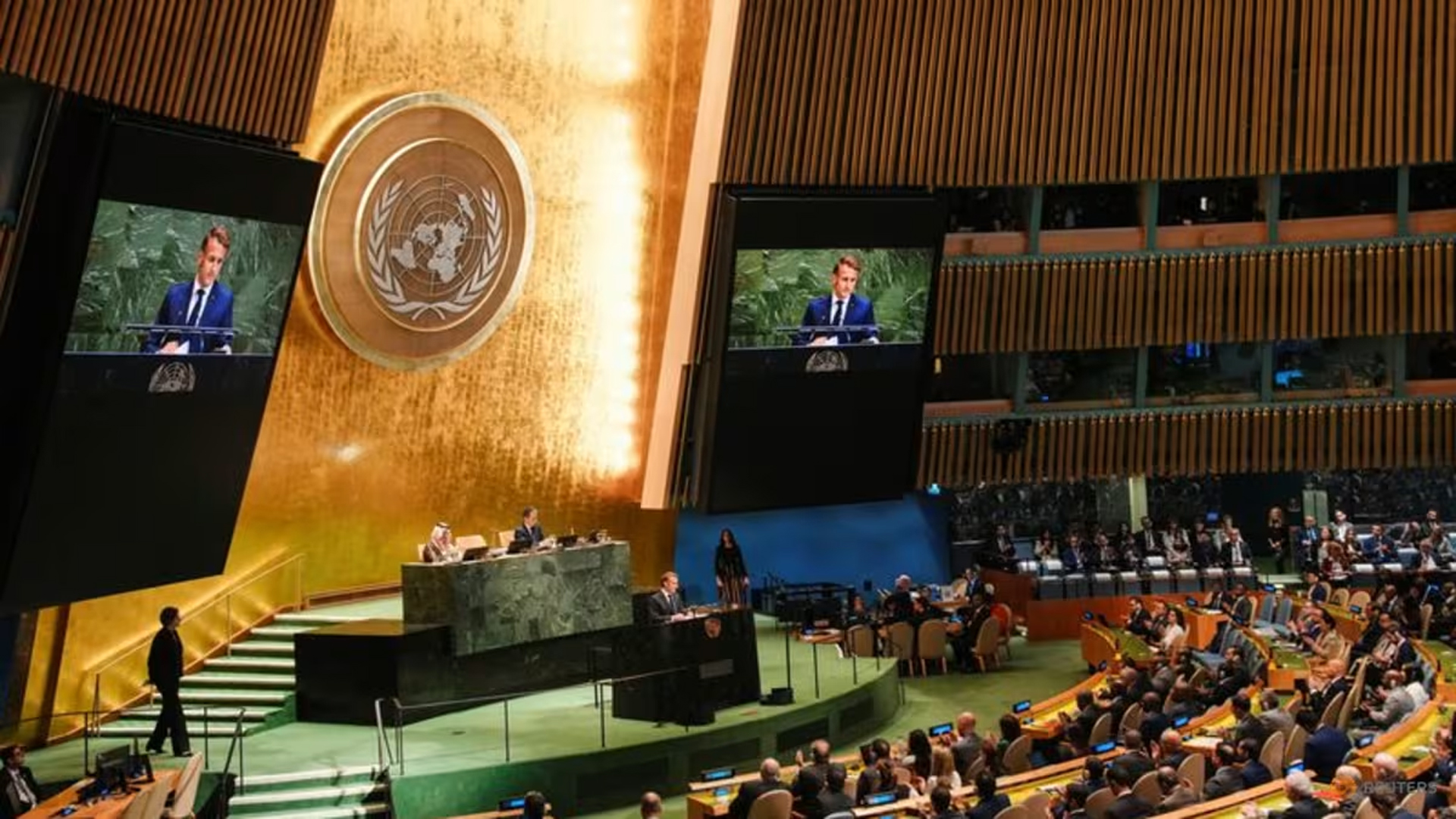 যুক্তরাষ্ট্র-ইসরায়েলকে উপেক্ষা করে জাতিসংঘে ফিলিস্তিনের পক্ষে বিশ্বনেতাদের সমাবেশ