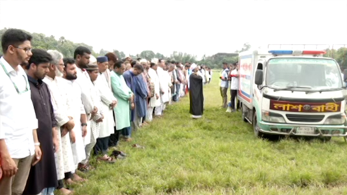 শিক্ষক জান্নাতুল ফেরদৌসীর জানাজা সম্পন্ন