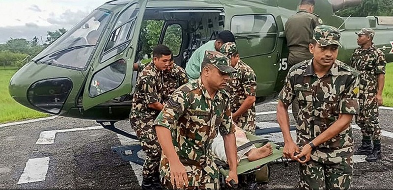 ভূমিধস ও বন্যায় নেপাল-ভারতে প্রাণ গেল ৬৪ জনের
