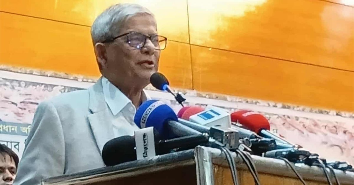 তাড়াহুড়ো করে দুটি আইন করতে চায় সরকার, ফখরুলের প্রতিবাদ