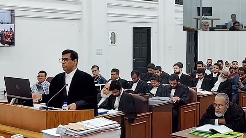 শেখ হাসিনাসহ তিনজনের বিরুদ্ধে মামলার যুক্তিতর্ক শুরু, সরাসরি সম্প্রচার