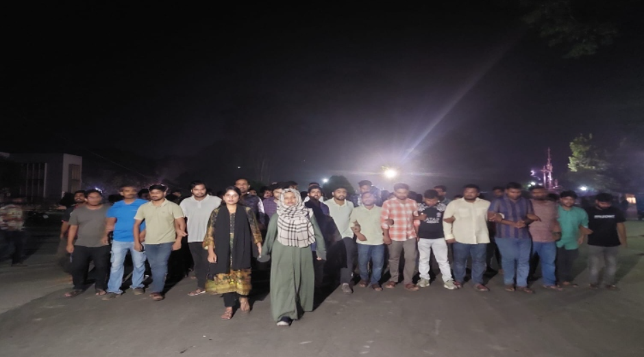 ছাত্রদল নেতা জুবায়েদ হত্যা ও মহানবীকে অবমাননার প্রতিবাদে ছাত্রদলের বিক্ষোভ