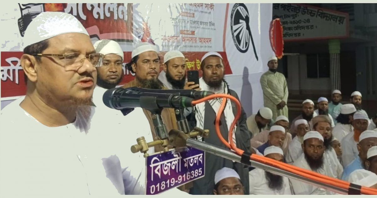 একদিনে গণভোট ও জাতীয় নির্বাচন তামাশার শামিল: চরমোনাই পীর