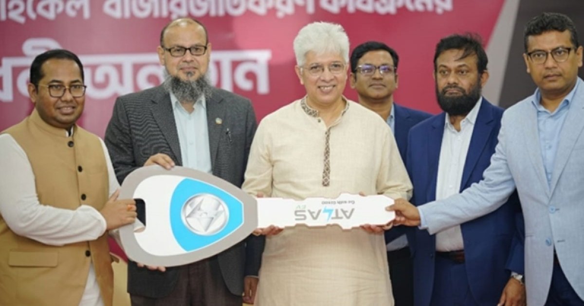 বাজারে এলো সরকারি প্রতিষ্ঠান এটলাসের ইলেকট্রিক মোটরসাইকেল