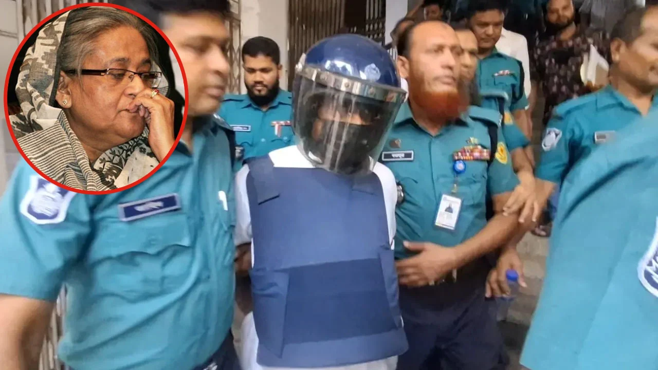 হাসিনার প্লট দুর্নীতির মামলার রায় : আদালতে নেওয়া হলো আসামি খুরশিদকে