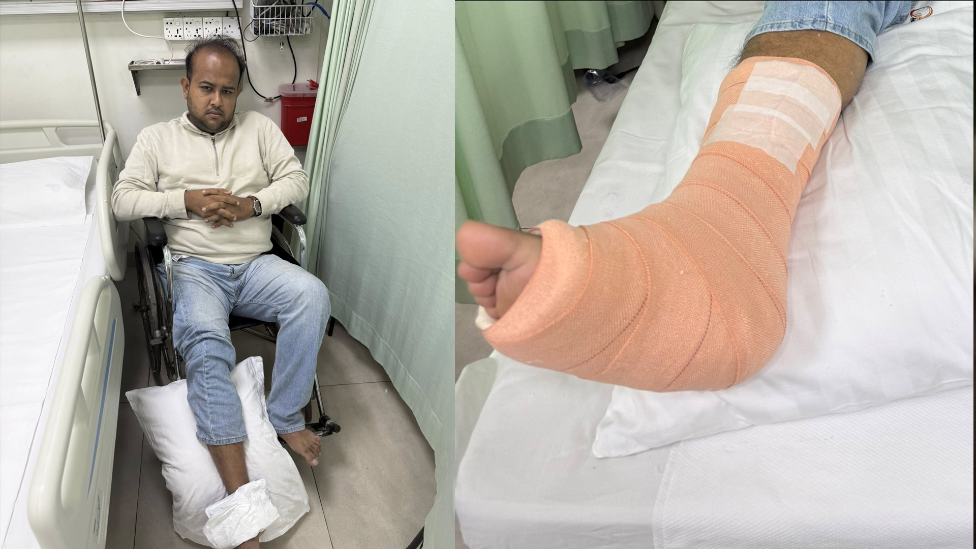 ভূমিকম্পে পা ভাঙলেন ঢাবি ছাত্রদল নেতা হামিম