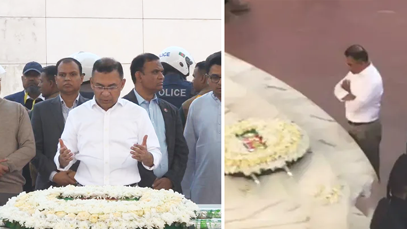 বাবার সমাধিতে তারেক রহমানের ‘একাকী কিছুক্ষণ’