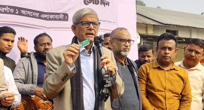 বিগত নির্বাচনে শুধু কেঁদেছি, এবার কাজের সুযোগ চাই: মির্জা ফখরুল