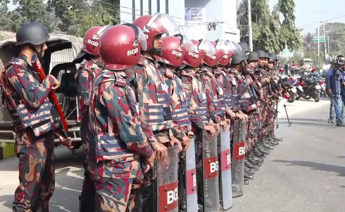 রাজশাহীতে নির্বাচনী আইনশৃঙ্খলায় বিজিবির কঠোর অবস্থান