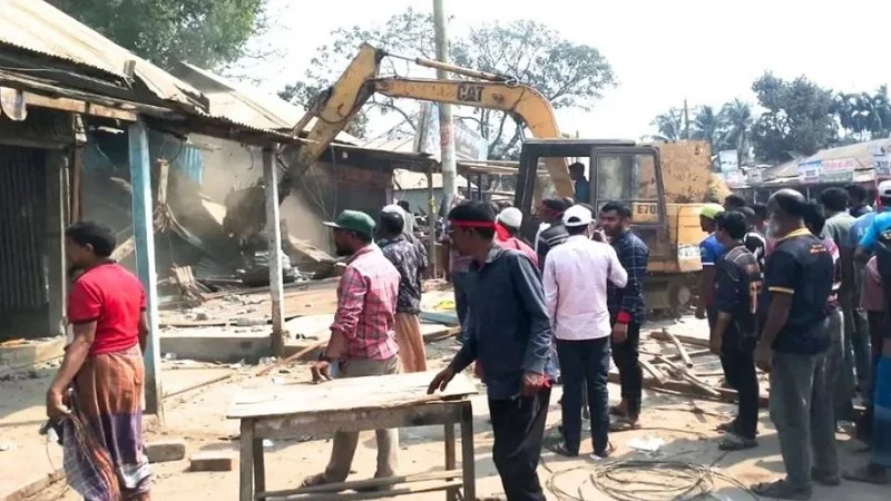 ১৯ বছর পর রৌমারীতে আওয়ামী লীগের অফিস উচ্ছেদ