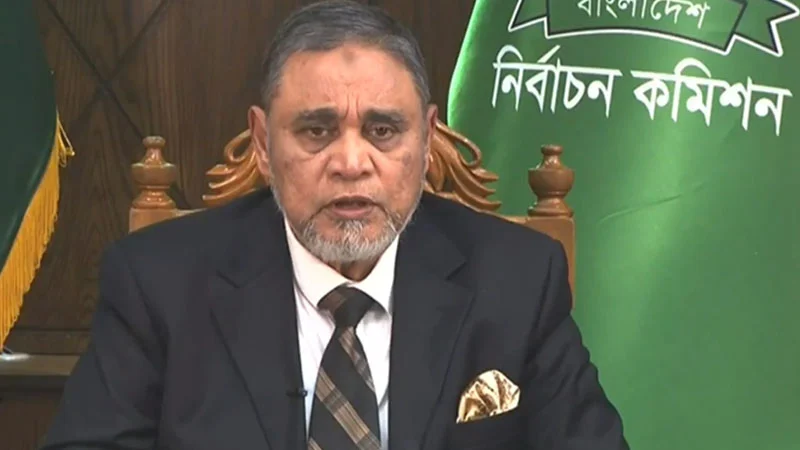 দুই আসনে শান্তিপূর্ণ পরিবেশে নির্বাচন অনুষ্ঠিত হচ্ছে: সিইসি