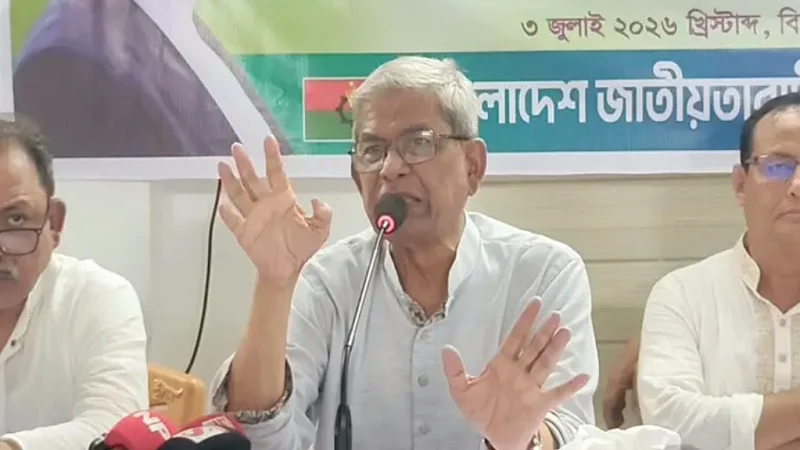 জামায়াত গণতান্ত্রিক রাজনৈতিক দল নয় : মির্জা ফখরুল