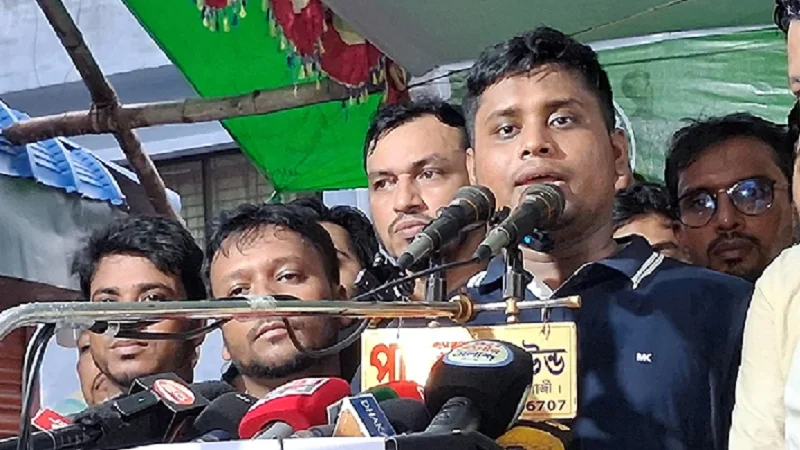নতুন বাংলাদেশ গড়তে এনসিপি প্রতিশ্রুতিবদ্ধ: হাসনাত আব্দুল্লাহ
