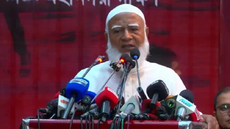 আমাদের কোনো পিশি-খালার দেশ নাই, লাল কার্ডের পরোয়া করি নাহ: জামায়াত আমির